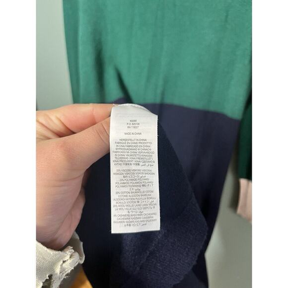 Boden Colorblock Long Sleeve Wool Cashmere Blend NWT Casul Dress Womens 2 - Picture 4 of 6